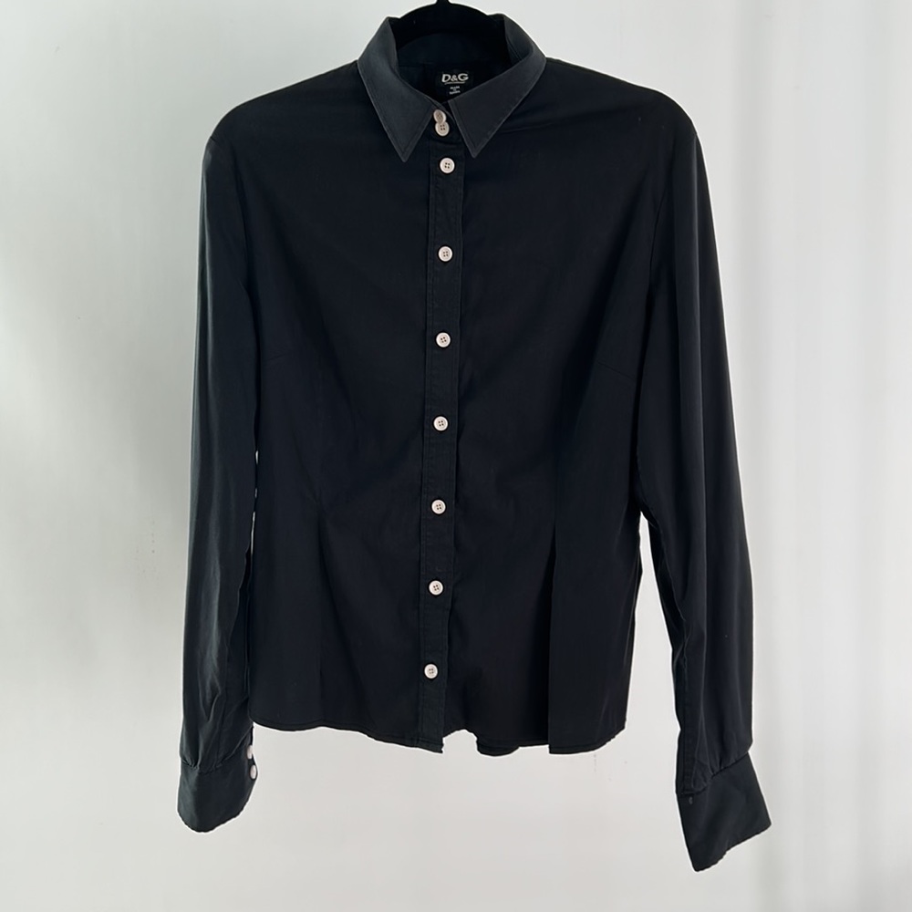 D&G Black Button up